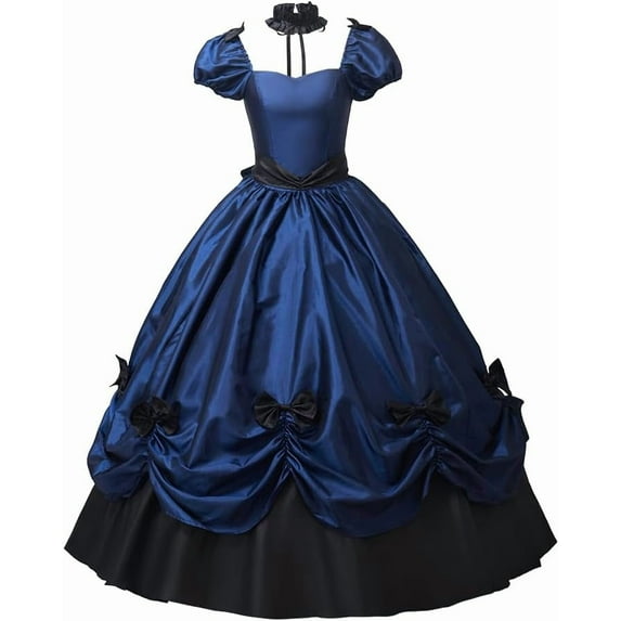 Women's Southern Belle Dress Civil War Southern Belle Ball Gown Gothic Victorian Rococo Dress Party Gown