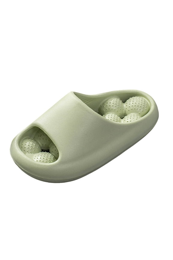Pillow Sandals Women Bubble Massage Slippers Spa Indoor Bath Slides