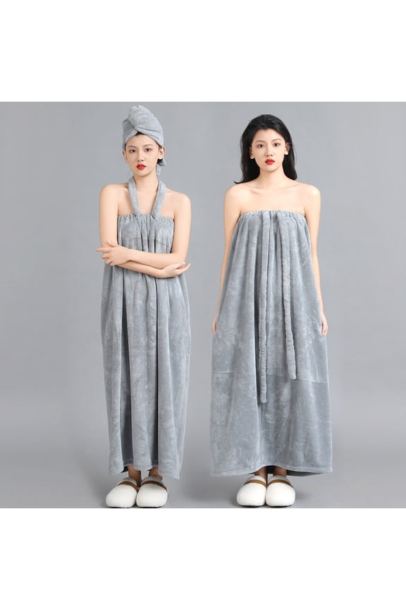 Women's Spa Towel Wrap | Lightweight Bathrobe Drying | Adjustable Polyester Bath Wrap 42.5x47.2 in | Soft Absorbent Swim Cover Up | Beach Pool Gym Use | Multiple Colors | Fast-Drying Comfortable