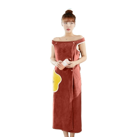 Women's Spa Wrap Robe Set Soft Cozy Absorbent Microfiber Bath Towe