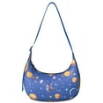 thumbnail image 1 of Women’s Space Geek Shoulder Bag – Sci-Fi Lovers Galaxy Cosmos Crossbody Purse with Outer Space Nebula and Celestial Starry Night Design, Lightweight Durable Travel Tote, 1 of 2