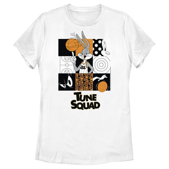Women's Space Jam: A New Legacy Bugs Bunny Tune Squad Graphic Tee White Small
