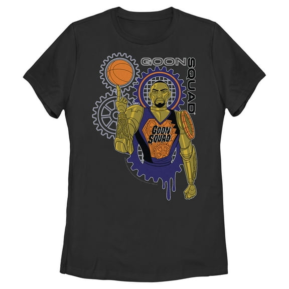 Women's Space Jam: A New Legacy Goon Squad Star  Graphic Tee Black Large
