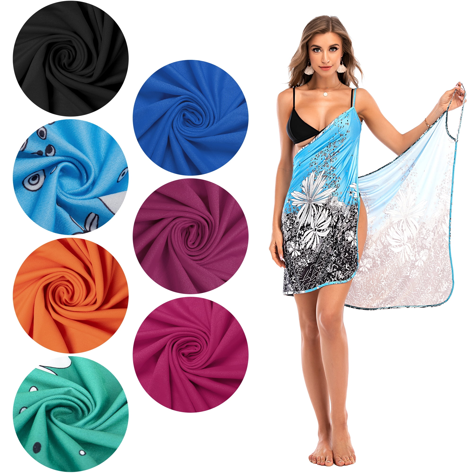 spaghetti strap cover up beach backless wrap long dress Wrap Dress Cover Up, Womens Cover Ups Beach Spaghetti Strap Sarongs Beach  Backless Wrap Midi Dresses (B,S) at Amazon Women's Clothing store