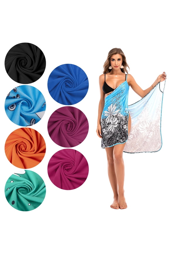 Women's Spaghetti Strap Backless Beach Dress/Bikini Wrap, Backless