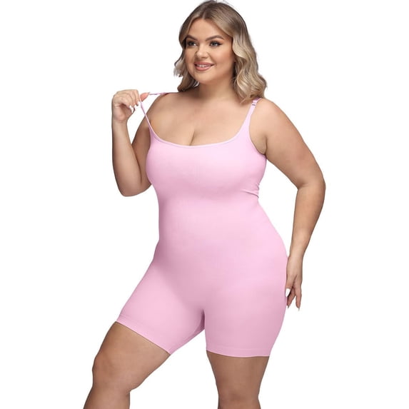 Women's Spaghetti Strap Tank Top Short Jumpsuit Rompers Bodysuit One Piece Catsuit