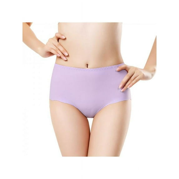 Women's Spandex Ice Silk Laser Cut Seamless Elastic Panties