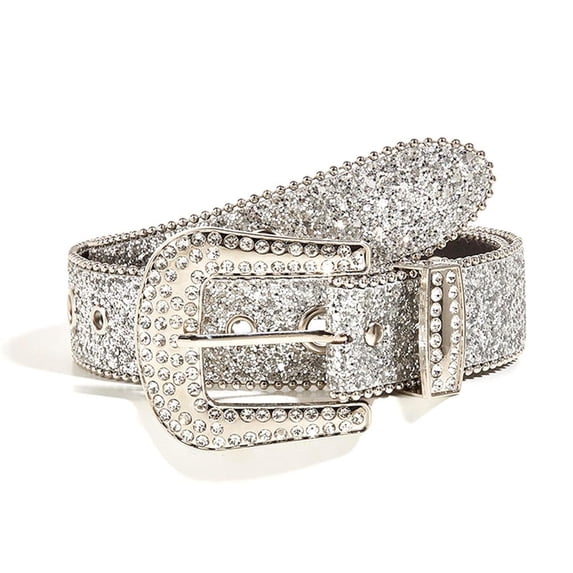Women's Sparkling Rhinestone Belt - Stylish Accessory for Elegant Fashion