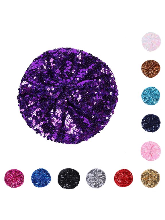 Women's Sequin Beret - Colorful Glitter French Cap for Nightclub Party Daily Fashion