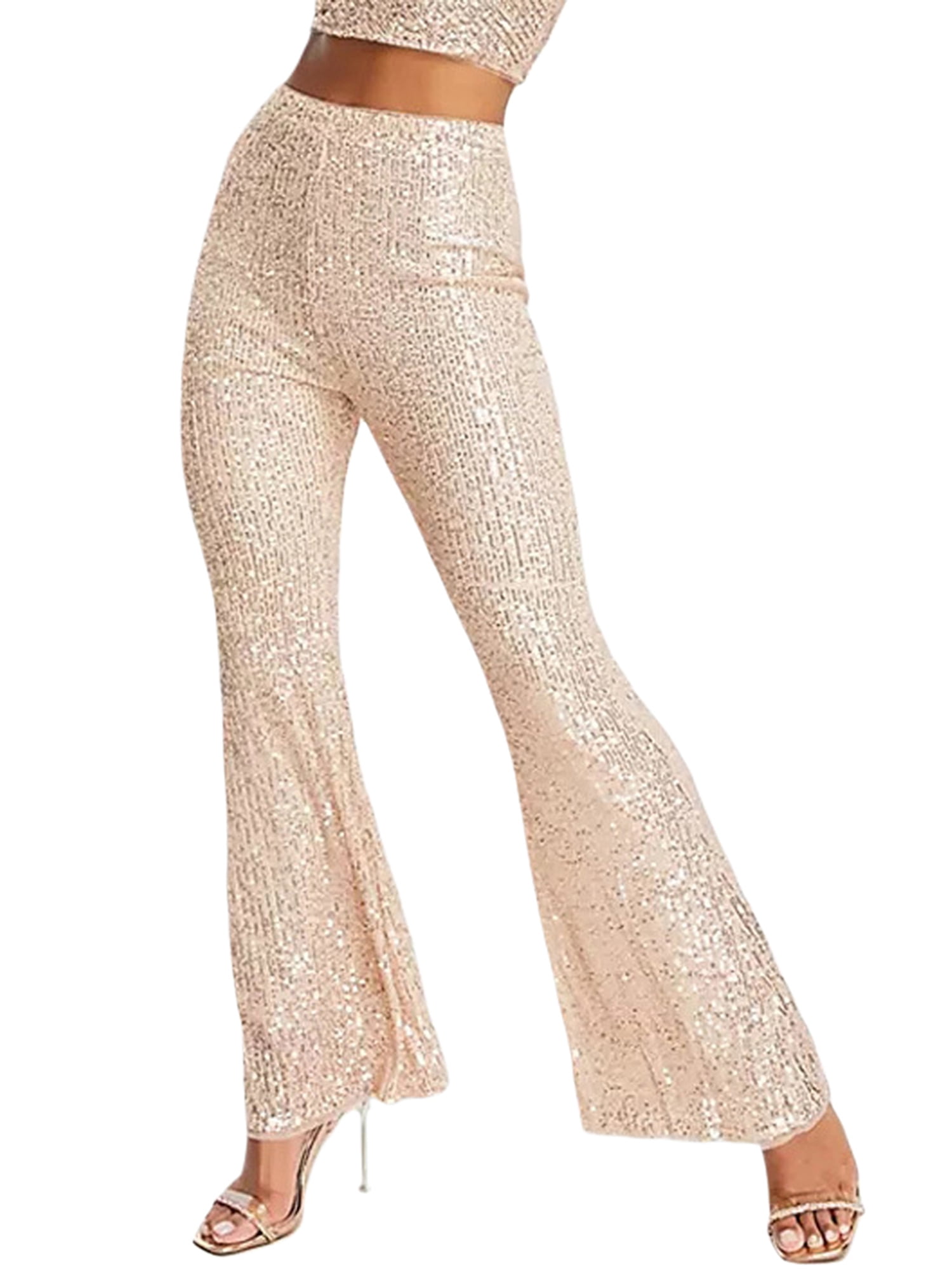 Old Navy High-Waisted Pull-On Sequin Flare Pants for Women | Mall of  America®