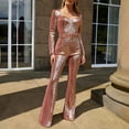 BECLOTH Women's Sparkly Sequin Suit For Evening Party Fashion Elegant