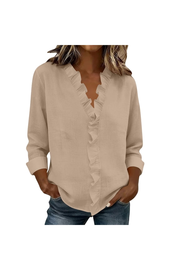 Women's Sparkly Sequin V-Neck Short Sleeve Top Ruffled Flutter Sleeve Blouse Casual Fitted Party Shirt for Spring Summer Great for Daily Outing
