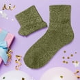 thumbnail image 1 of Women's Sparkly Solid Color Slouch Socks, Fashionable Mid Calf Hosiery with Comfortable Stretch Fit, Shiny Socks for Daily Wear and Casual Outfits, 1 of 4