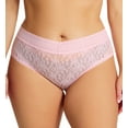 thumbnail image 1 of Women's Special Intimates SP1011 4 Way Stretch Lace Hipster Panty (Dawn Pink 1X), 1 of 1
