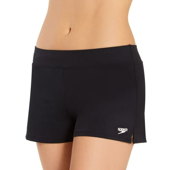 Women's Speedo 7723958 Eco Endurance + Short Swim Bottom (Black XL)