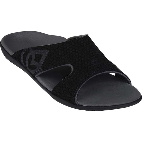 spenco women's kholo onyx pattern slide sandal - 6 c/d us