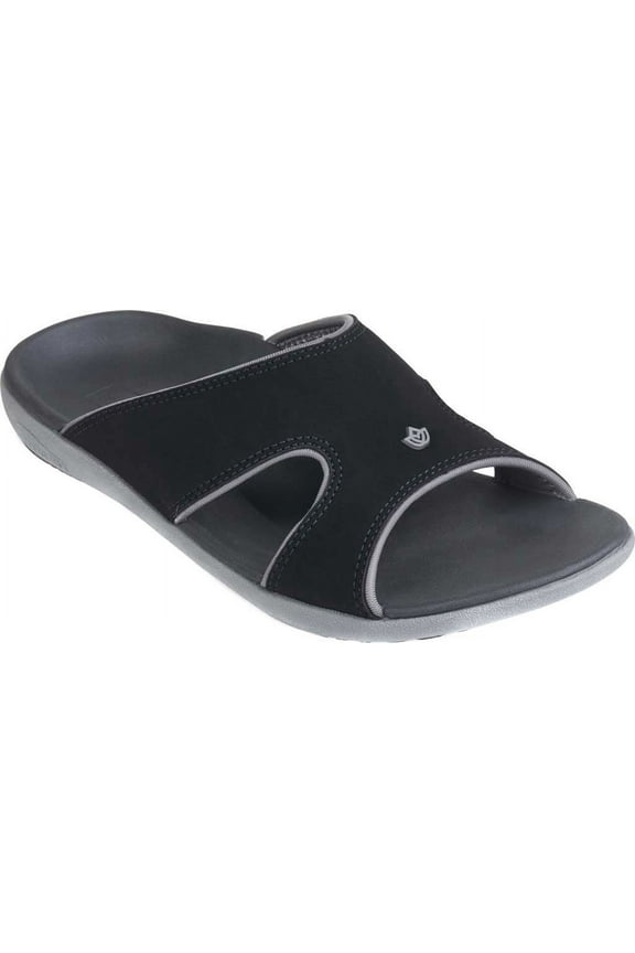 Women's Spenco Kholo Plus Slide Onyx Polyurethane Nubuck 10 W