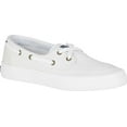 thumbnail image 1 of Women's Sperry Top-Sider Crest Boat Shoe White Canvas 6 M, 1 of 6