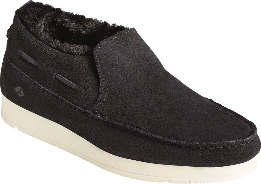 Black Suade Sperries Authentic Original™ 2-Eye Boat Shoe Black | Sperry main image 3
