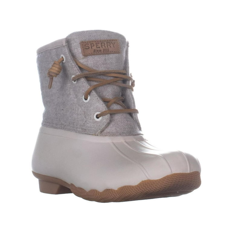 Sperry saltwater duck boots grey deals
