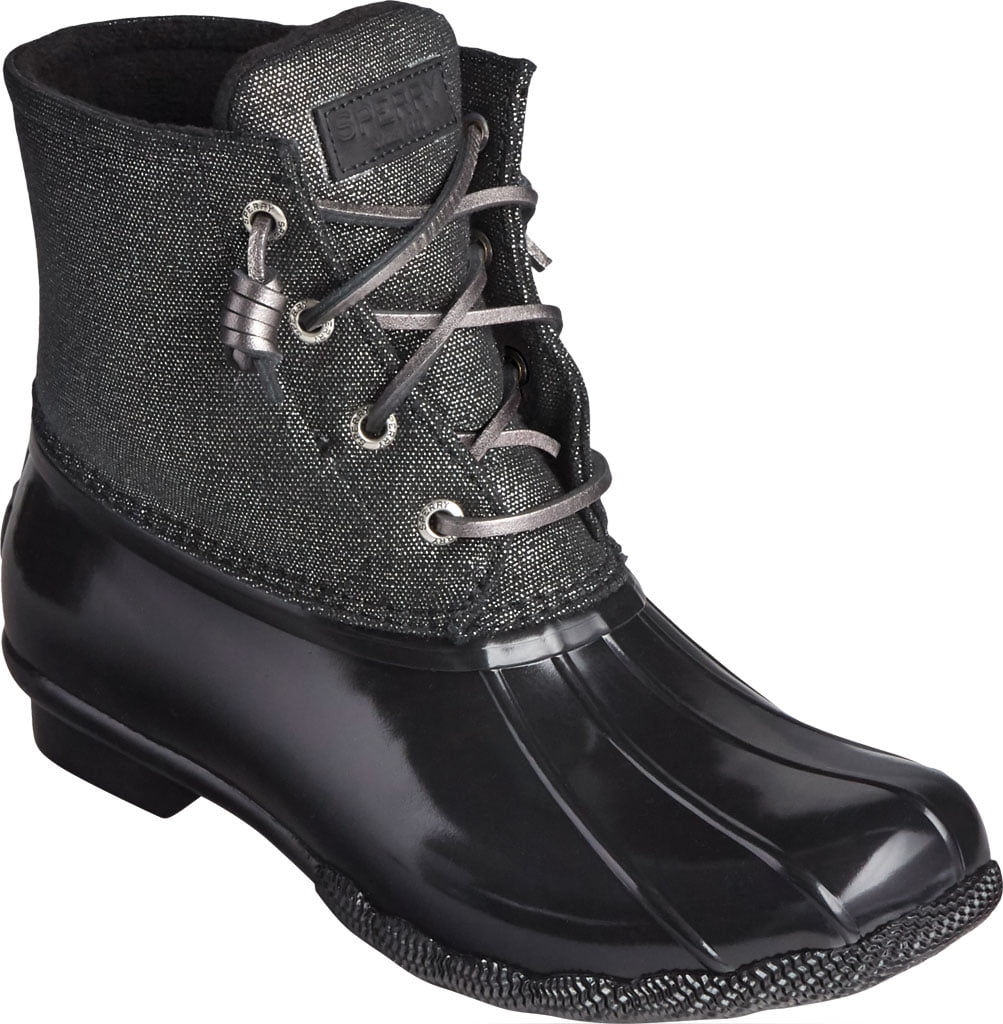 womens sperry duck boots gray