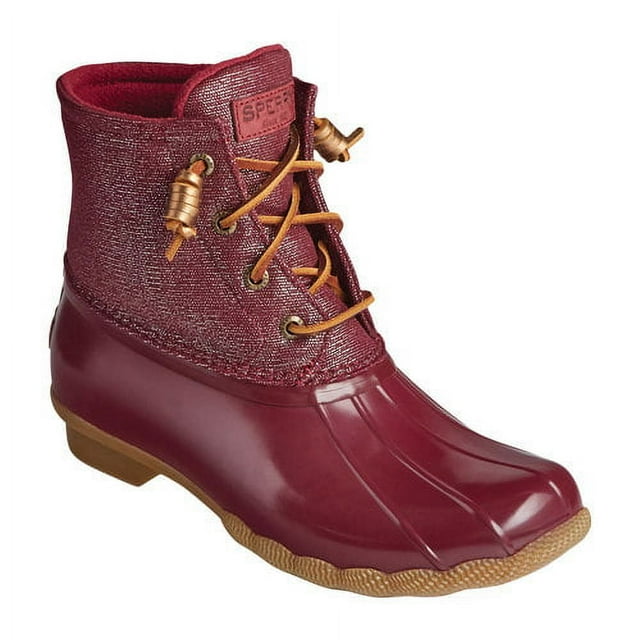 sperry women's saltwater sparkle duck boots