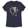 thumbnail image 1 of Women's Spider-Man: Across the Spider-Verse Spider Gwen Sketch Graphic Tee Navy Blue Large, 1 of 4