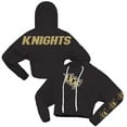 thumbnail image 1 of Women's Spirit Jersey Black UCF Knights Oversized Cropped Pullover Hoodie, 1 of 3