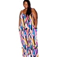 thumbnail image 1 of Women's Splash Of Color Wide leg Jumpsuit With Pockets, 1 of 4
