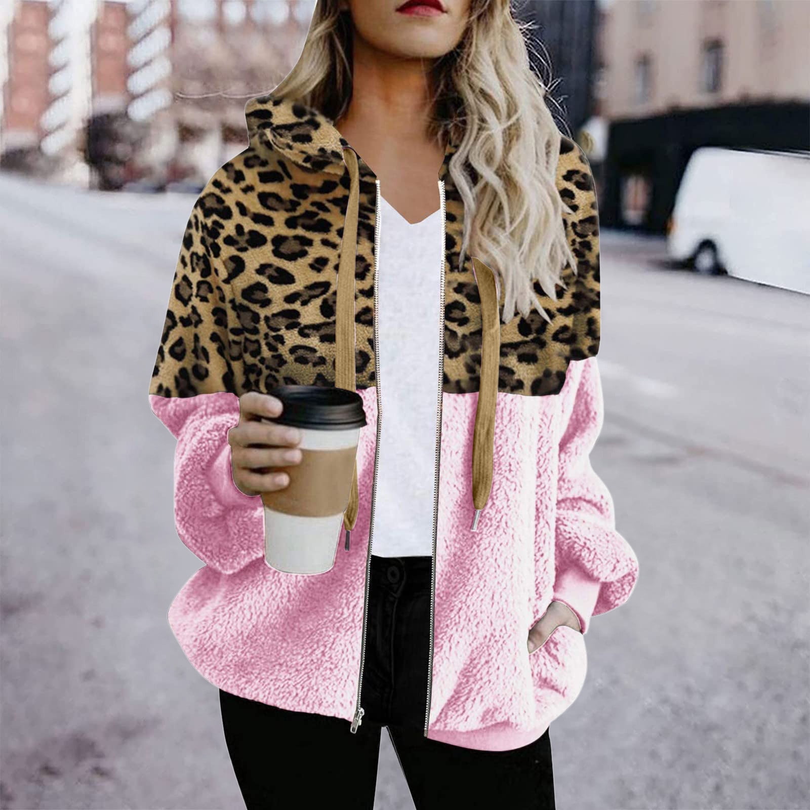 Womens hotsell leopard hoodie
