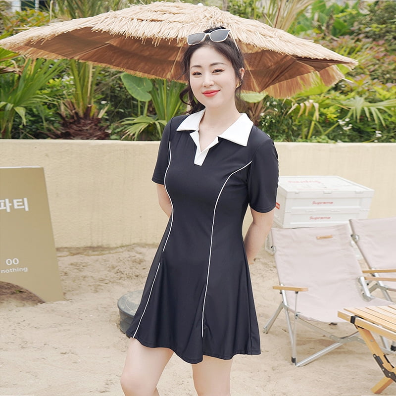 Women‘s Split Conservative Plus Large Size 2023 New Fat Sister Belly