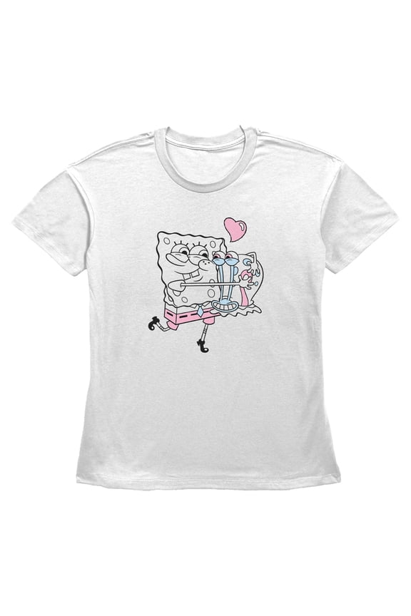 Women's SpongeBob SquarePants Gary Best Friend Love Graphic T-Shirt