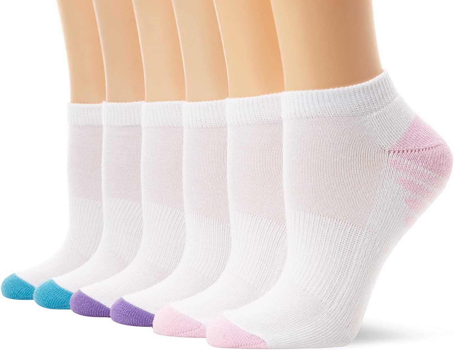 FORMEU Womens Comfort Cotton Ankle Socks 4 or 6 Pairs Low Cut Athletic  Socks Cushioned