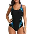 thumbnail image 1 of Women's Sport One Piece Swimsuit Racerback Competitive Athletic Swimwear Bathing Suits, 1 of 7