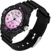 Womens Sport Waterproof Watches - Ladies Nurse Minimalist Simple Analog Fashion Casual Watch - Rose Gold Pink