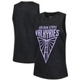 thumbnail image 1 of Women's Sportiqe Black Golden State Valkyries Rock & Roll Collection Turner Mineral Wash Tank, 1 of 3