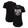 thumbnail image 1 of Women's Sportiqe Black Oklahoma City Thunder Phoebe Super Soft Tri-Blend T-Shirt, 1 of 3