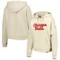 thumbnail image 1 of Women's Sportiqe Cream Chicago Bulls Leona Ava Fleece Tri-Blend Pullover Hoodie, 1 of 4