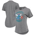 thumbnail image 1 of Women's Sportiqe Heathered Gray Charlotte Hornets Tri-Blend Phoebe T-Shirt, 1 of 3