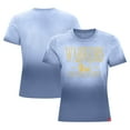 thumbnail image 1 of Women's Sportiqe Royal Golden State Warriors Arcadia Sun-Dipped T-Shirt, 1 of 3