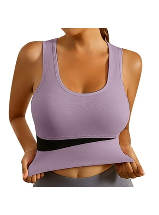 Plus Size Sports Bras for Women Ser Thin Ice Silk Seamless Big Chest Shows  Small Droop Beauty Vest Shapermint Bra for Womens Wirefree Gray XXXL 