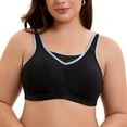 thumbnail image 1 of Women's Sports Bra Full Support High Impact Plus Size Wirefree Non-Padded Full Figure Bra 38B, 1 of 9