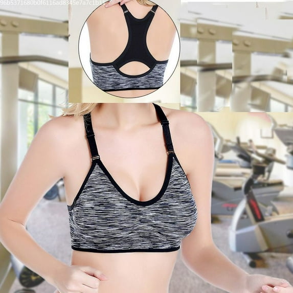 Women's Sports Bra High Impact Support Workout Yoga Bra Gym Fitness Yoga Bra S-XL