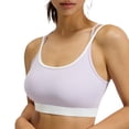 thumbnail image 1 of Women's Sports Bra Padded Push Up Ultra Soft Crossed Double Straps Bras Full Coverage Medium-Low Support Yoga Bra, 1 of 5