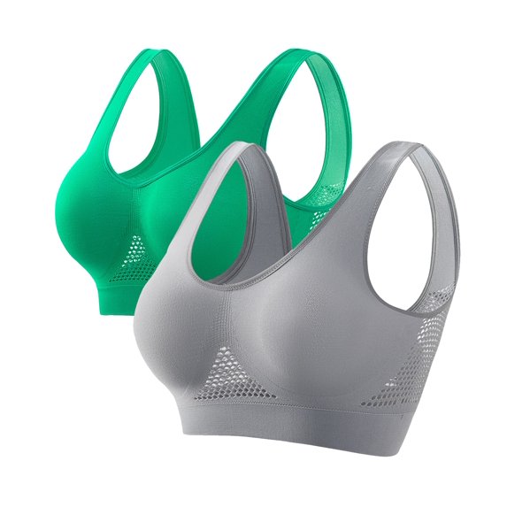 Women's Sports Bra Seamless Sports Bra Wirefree Yoga Bra With Removable Pads Wireless Bras for Women Multicolor21 XL