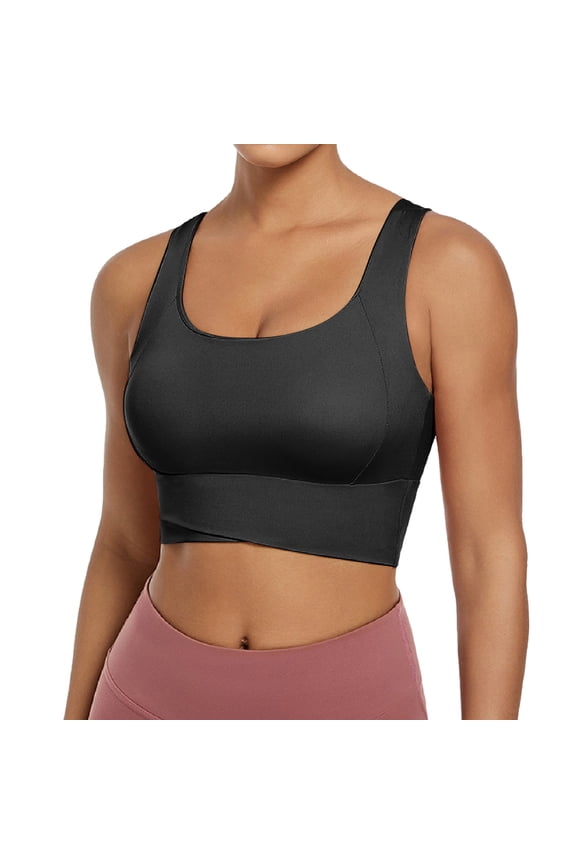 Women's Sports Bra Seamless Yoga Fitness Top with Built-in Padding for Comfort and Support During Workouts