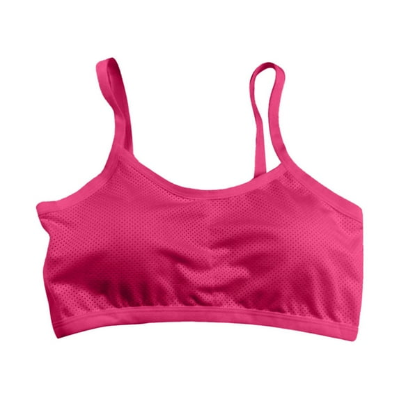 Women's Sports Bras, Audhol Women Yoga Fitness Workout Tank Top Racerback Padded Sports Bra Running Sports Bra Hot Pink A