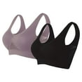 thumbnail image 1 of Women's Sports Bras Comfort for Seamless Wireless Sleep Yoga With Removable Pads Full Coverage Wirefree Bra, 1 of 8