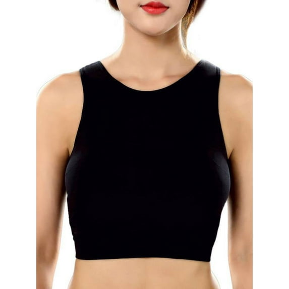 Women's Sports Bras Comfy Soft Padded Wireless Quick Dry Full Coverage T Shirt Bra Active Yoga Fitness Running Bralette for Push Up Medi Support Sleeping with Removable Chest Pad, Full Cup, S-2XL