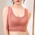 thumbnail image 1 of Women's Sports Bras Fashion Sexy Side Buckle Yoga Underwear Waistcoat Traceless Together Everyday Bras Sport Bras for Women Red 3XL, 1 of 6